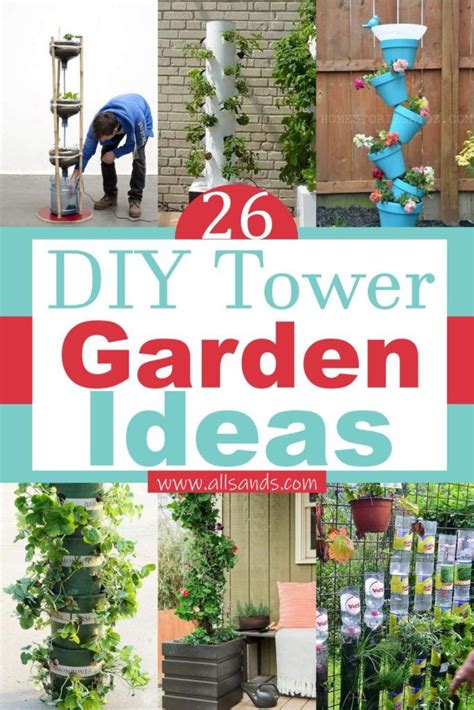 Diy Tower Garden Ideas For Home All Sands