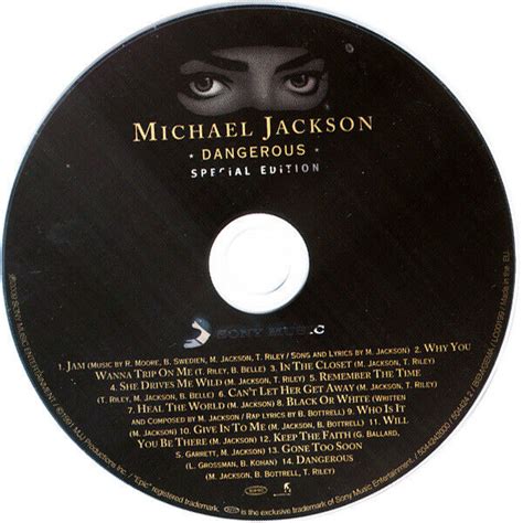 Michael Jackson Dangerous CD Album RE RM S Edition EBay