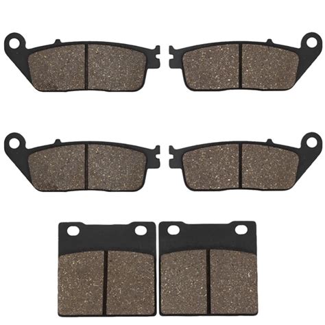 Cyleto Motorcycle Front And Rear Brake Pads For Suzuki GSX 400 94 96