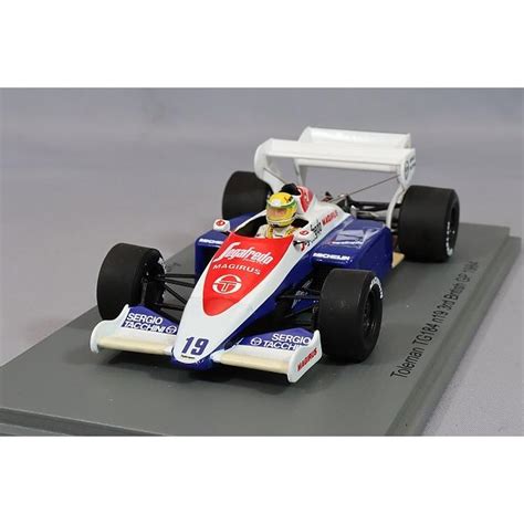 ミニカー完成品 スパーク 143 トールマン Tg184 1984 F1 イギリスgp 3位 19 Aセナ S2781 キッド