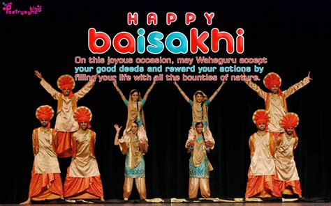 Happy Baisakhi Bhangra Image With Vaisakhi Wishes Happy Baisakhi