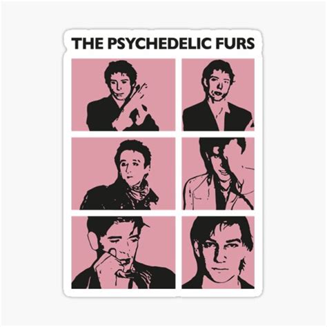 Psychedelic Furs Sticker For Sale By Atkinson5ar Redbubble