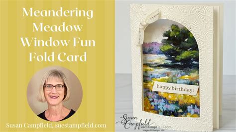 Meandering Meadow Window Fun Fold Card YouTube