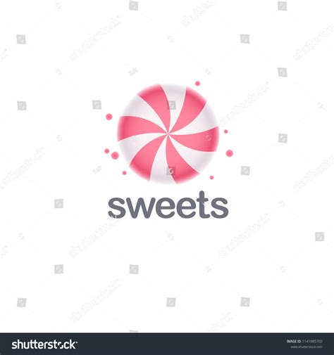 Vector Logo Design Template Candy Shop Stock Vector Royalty Free