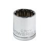 Powerbuilt Inch Drive X Mm Point Shallow Socket Ebay