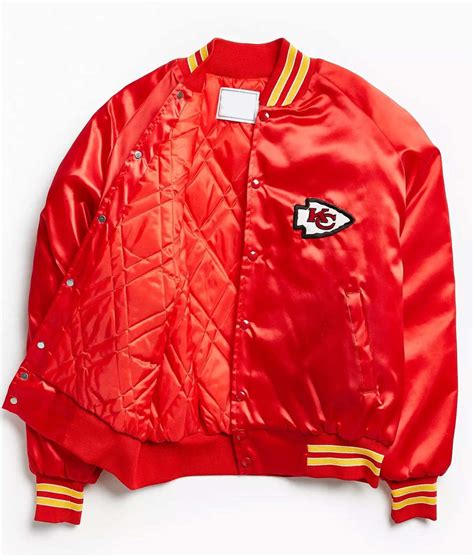 Kansas City Chiefs Red Varsity Satin Jacket