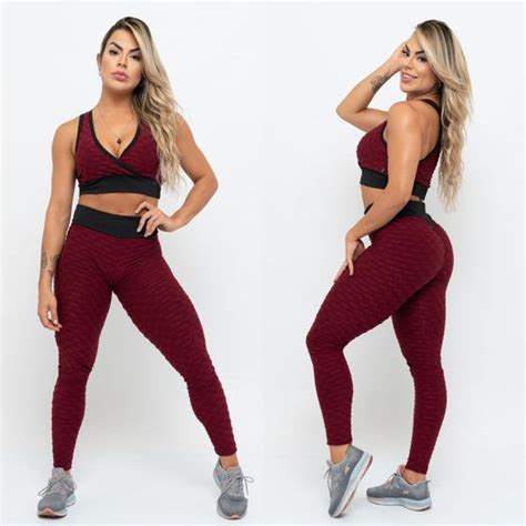 Conjunto Feminino Academia Levanta Bumbum Fitness Use Bella Dama