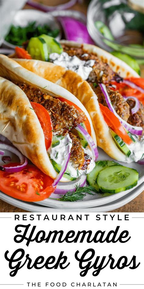 Homemade Gyros Recipe And Gyro Meat From The Food Charlatan Recipe