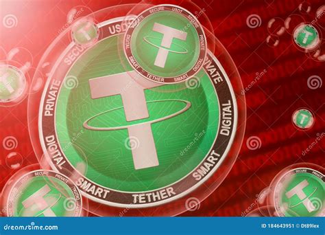 Tether Usdt Blockchain Digital Money Cryptocurrency Vector Green Logo 109806031