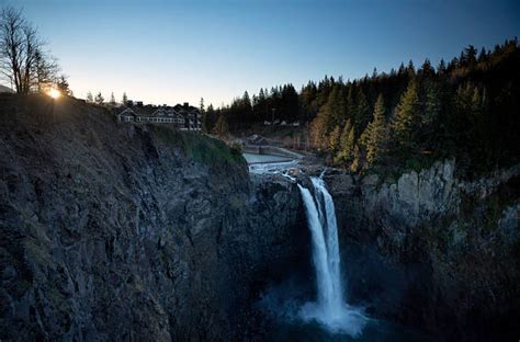 Chutes Snoqualmie Falls Photos Banque Dimages Et Photos Libres De