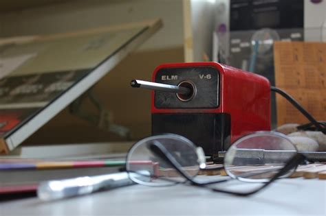 premium photo pencil sharpener