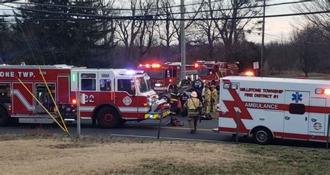 Two Extricated From Crash In Upper Freehold Township With Non-Life ...