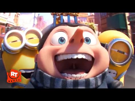 Minions The Rise Of Gru 2022 Gru Steals The Medallion Scene