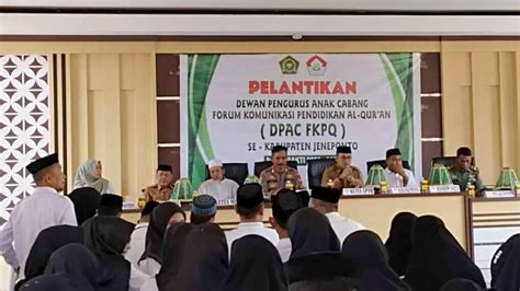 Pelantikan Terbesar Di Kemenag 300an DPAC FKPQ Se Kabupaten Jeneponto