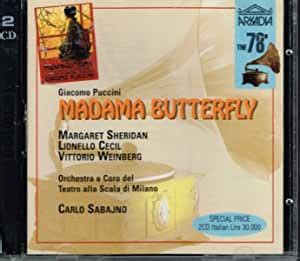 Amazon Co Jp Puccini Madama Butterfly