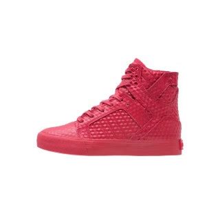 Supra SKYTOP Baskets Montante Homme Rouge Soldes Provence