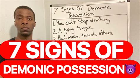 7 Signs Of Demonic Possession Youtube