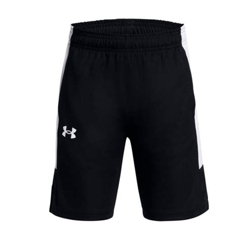 Shorts Under Armour Kids Baseline Black White Basketball Emotion