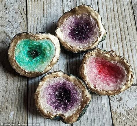 Geode Cookies Are All The Rage On Instagram Daily Mail Online