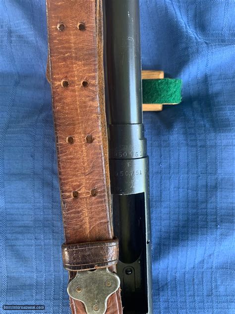 Winchester Ww2 Trench Gun With Milsco Leather Sling And Correct Ww2 Bayonet