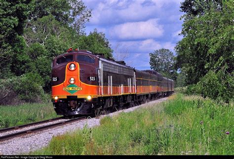 Iowa Pacific Leads An Excursion Train Near Hebron Il In June Of