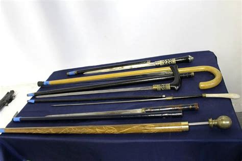 7 Antique Sword Canes - Mar 26, 2022 | Renew Gallery in BC