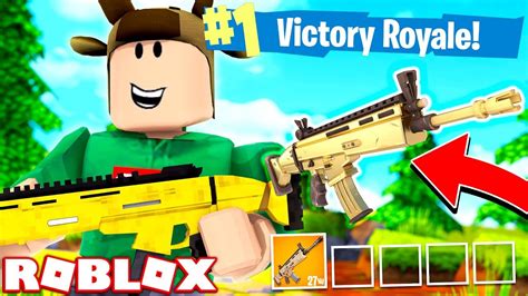 Roblox Fortnite Battle Royale Simulator Best Legendary Guns Youtube