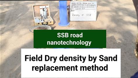 Field Dry Density F D D Of Stabilize Sub Base C T S B Road By