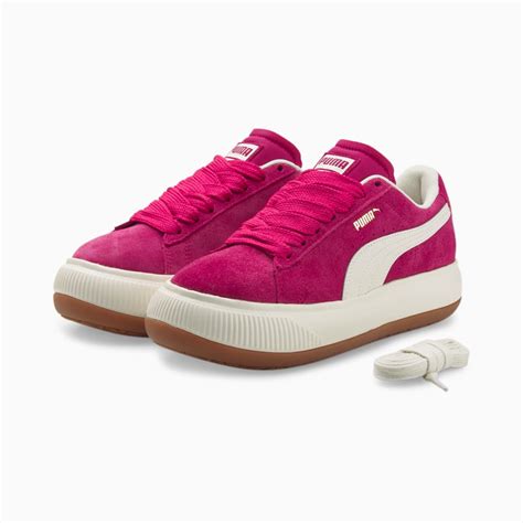 Suede Mayu Up Wn S Festival Fuchsia Marshmallow