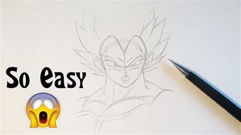 Vegeta Drawing Very Easy