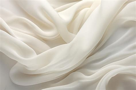 Premium Photo Flowing Silk Material Draping Texture