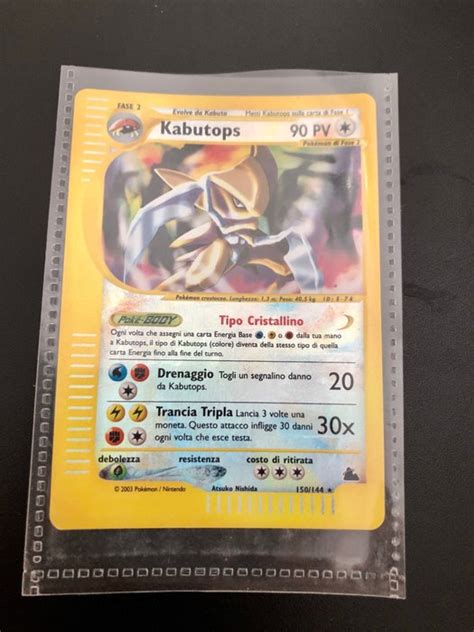 Pokèmon Skyridge Pokémon Trading card Kabutops Skyridge Catawiki