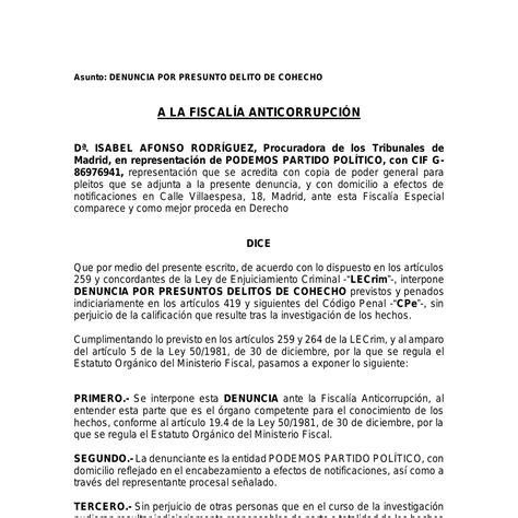 Introducir Imagen Modelo De Escrito Para Fiscalia Abzlocal Mx