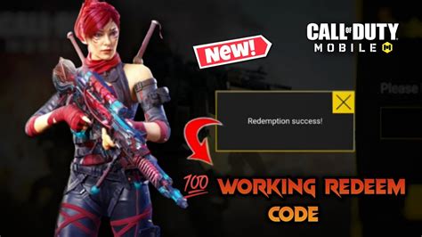 New Working Redeem Code September Codm Call Of Duty Mobile