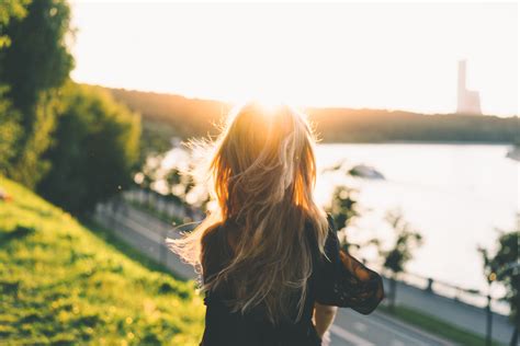 Free Images Tree Person Girl Sun Woman Sunset Road Photography