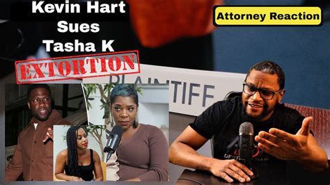 Kevin Hart Sues Tasha K For Extortion 🤔 Youtube