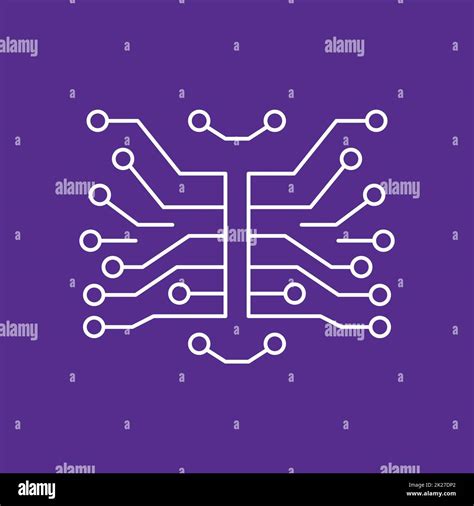 Artificial Intelligence And Machine Learning Line Icon Stock Photo Alamy