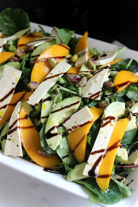 Mango And Feta Summer Salad Recipe Summer Salads Food Recipes