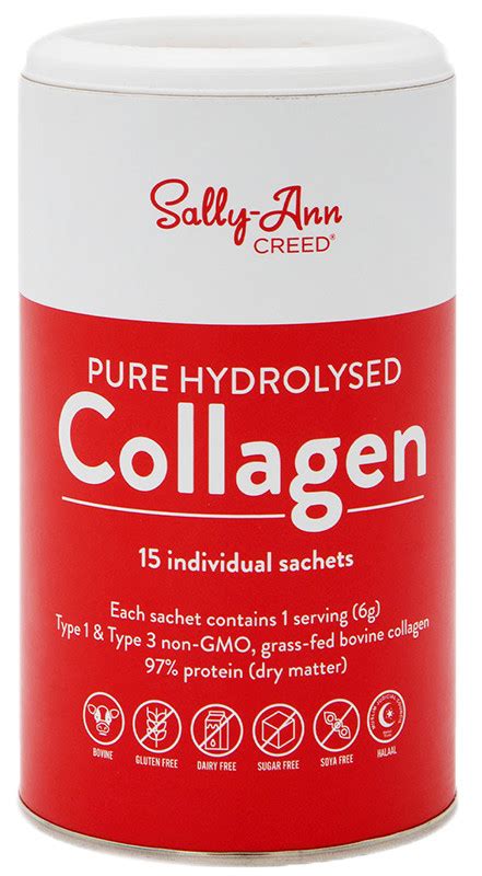 Buy Sally Ann Creed Pure Hydrolysed Collagen Sachets Online Faithful