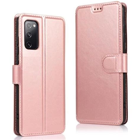 Etui Coque Pour Samsung Galaxy S20 FE Or Rose Housse De Protection En