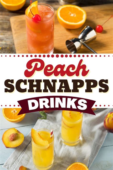 17 Easy Peach Schnapps Drinks For Summer Insanely Good