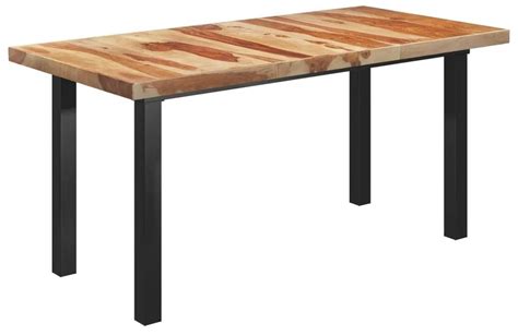 Mesa de jantar pernas em I 180x90x77 cm sheesham maciça BIANO