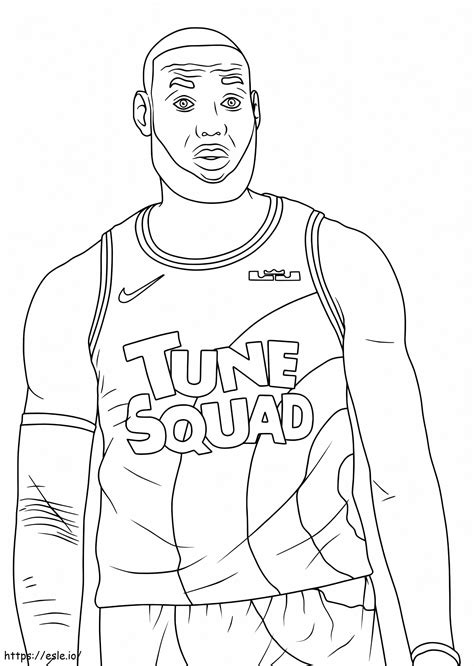 desenhos de tenis de basquete lebron  colorir lebron james tem um