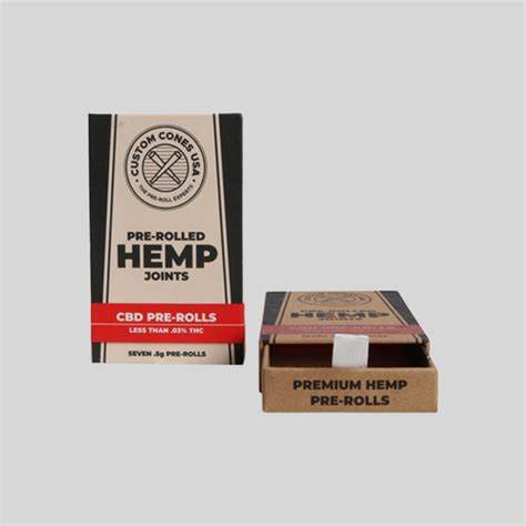 Custom Hemp Pre Roll Boxes Hemp Pre Roll Packaging Wholesale