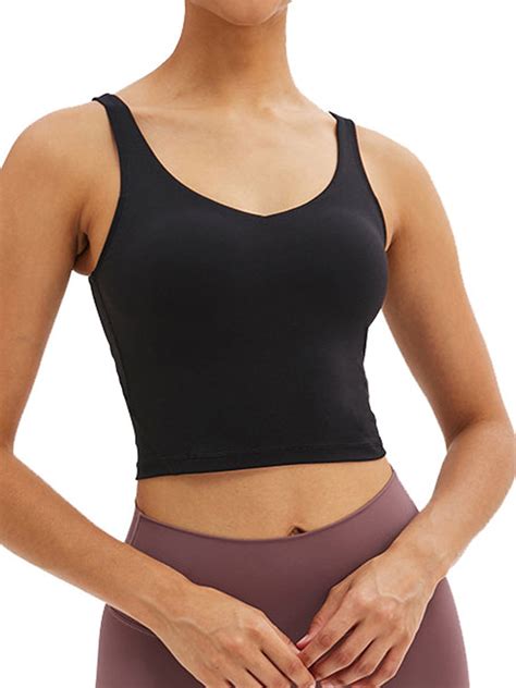 Sports Bra For Women Sport Vests Short Camisoles Longline Padded Bra