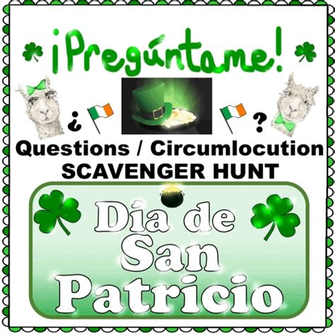 Dia De San Patricio Spanish St Patricks Day Projectable Questions