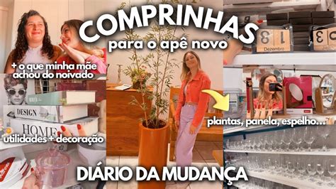 Compras para o apartamento viagem rotina noivado vlog dos últimos