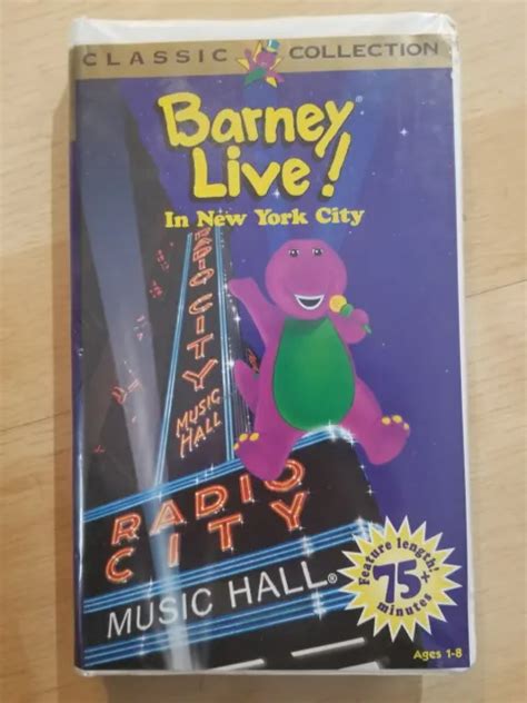 Barney Live In New York City Vhs Tape Feature Length Classic Collection 1994 6800 Picclick Ca