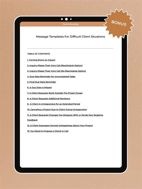 effortless client communication library foxtrot branding