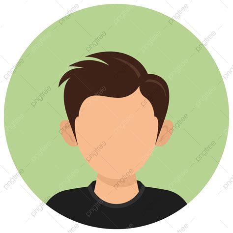 Man Avatars Vector Hd Images Man Avatar With Circle Frame Vector